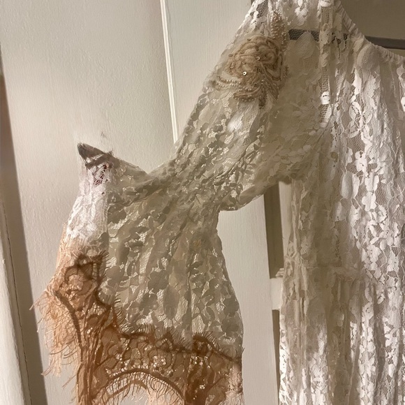 VENUS Mini Boho Chic Dress Lace Sequins Embroidered - Perfect for Special Events - Picture 7 of 11